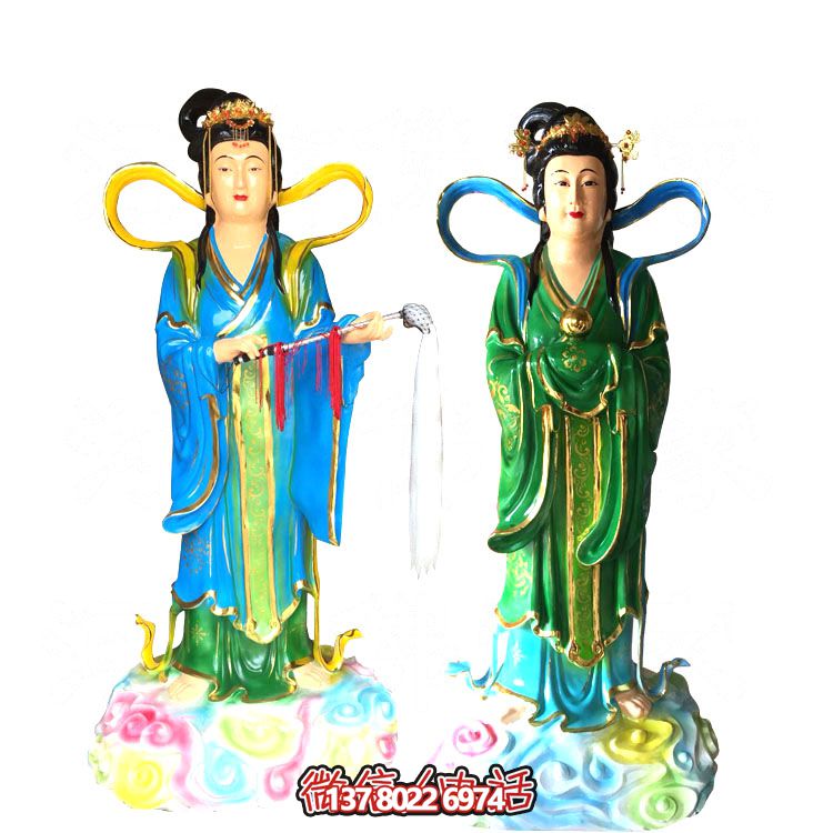 七仙女玻璃鋼雕塑，打造完美園林