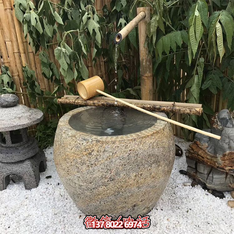 仿古砂石雕塑花盆，創(chuàng)意舊風(fēng)裝飾景區(qū)
