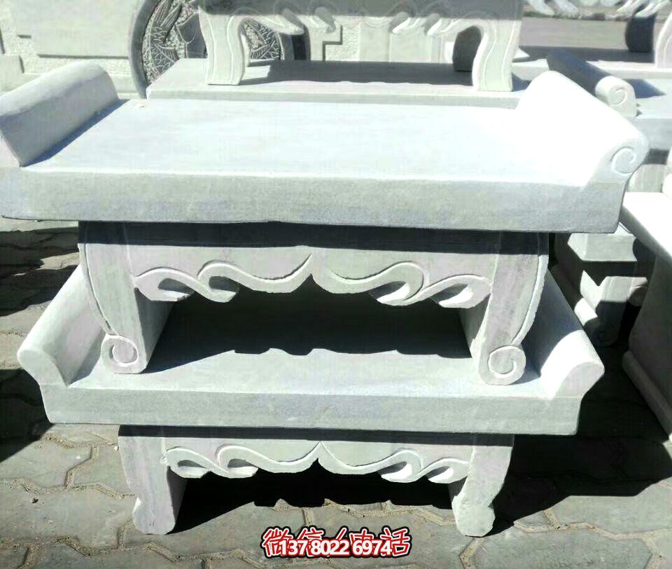 漢白玉佛像供桌，裝點景區(qū)寺院