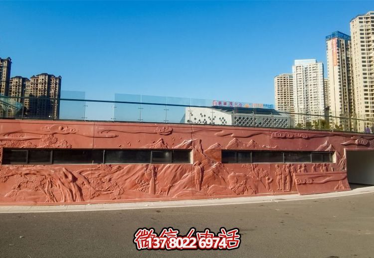 絢麗藝術(shù)空間，創(chuàng)意戶(hù)外浮雕銅雕影壁壁畫(huà)雕塑