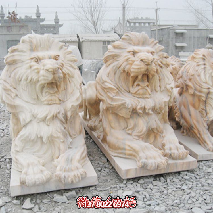 仿真獅子雕塑，為公園、動物園帶來活力