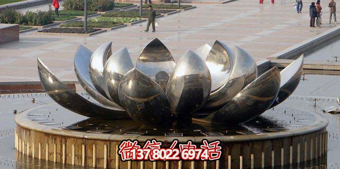 室外不銹鋼噴泉雕塑，讓廣場(chǎng)與公園更加美麗