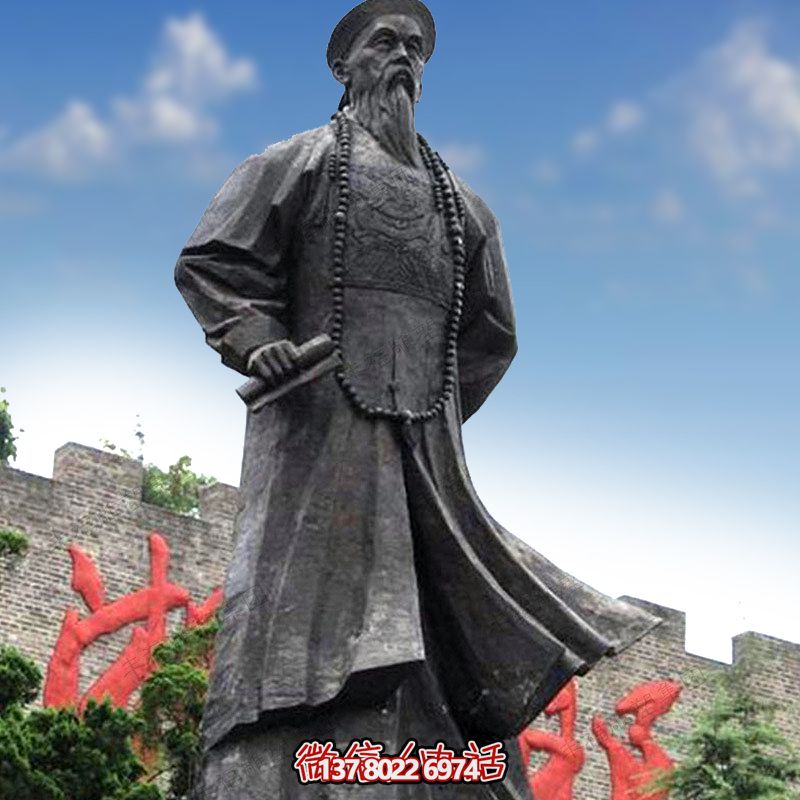 銅雕曾國(guó)藩戶(hù)外雕塑 銅雕曾國(guó)藩戶(hù)外雕塑