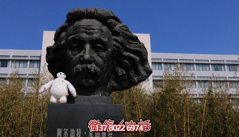 傳承名人風(fēng)采，愛因斯坦頭像銅雕