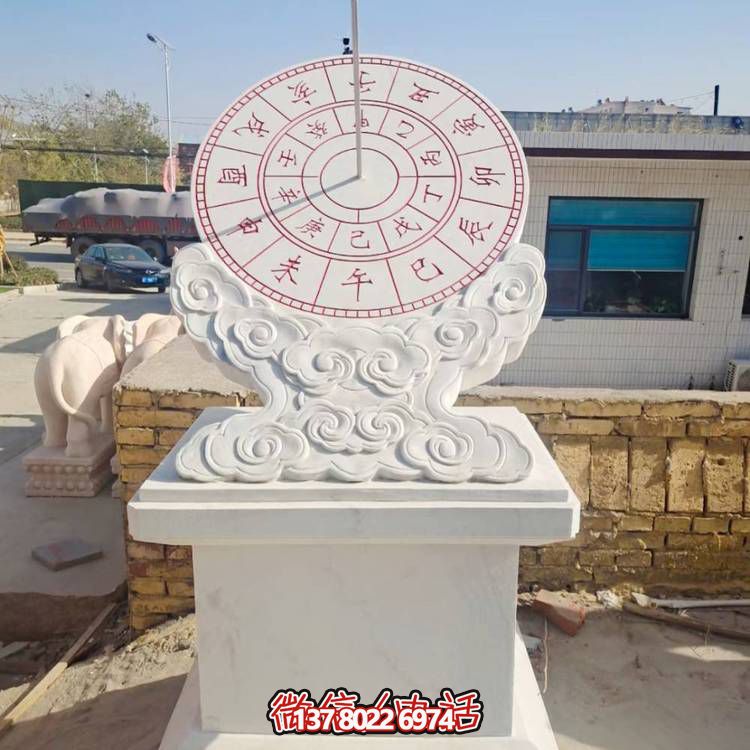 古典石雕計(jì)時(shí)器擺件，傳承校園文化