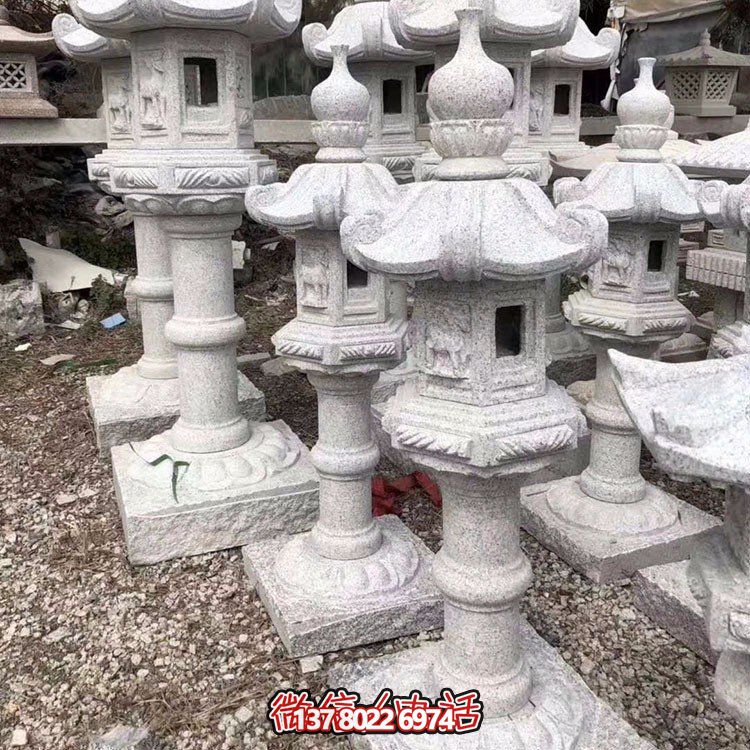 花崗巖石雕燈，中國傳統(tǒng)古建照明燈籠