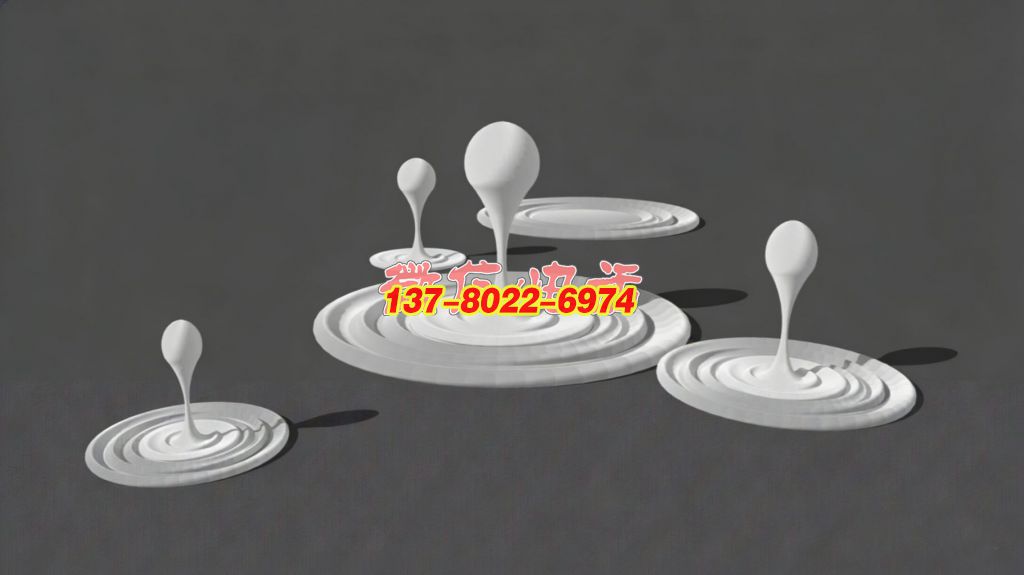 《凝露?漾》—— 水滴漣漪主題創(chuàng)意景觀不銹鋼雕塑